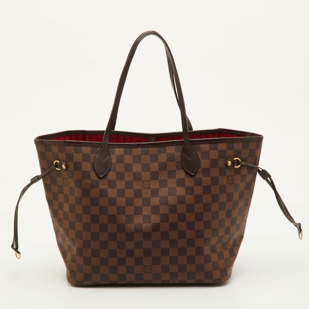 Louis Vuitton Neverfull Mm Damier Ebene Canvas Bag